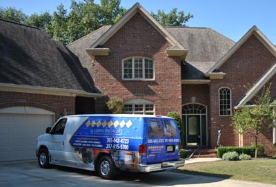 Edmonson Truck at a Client's home